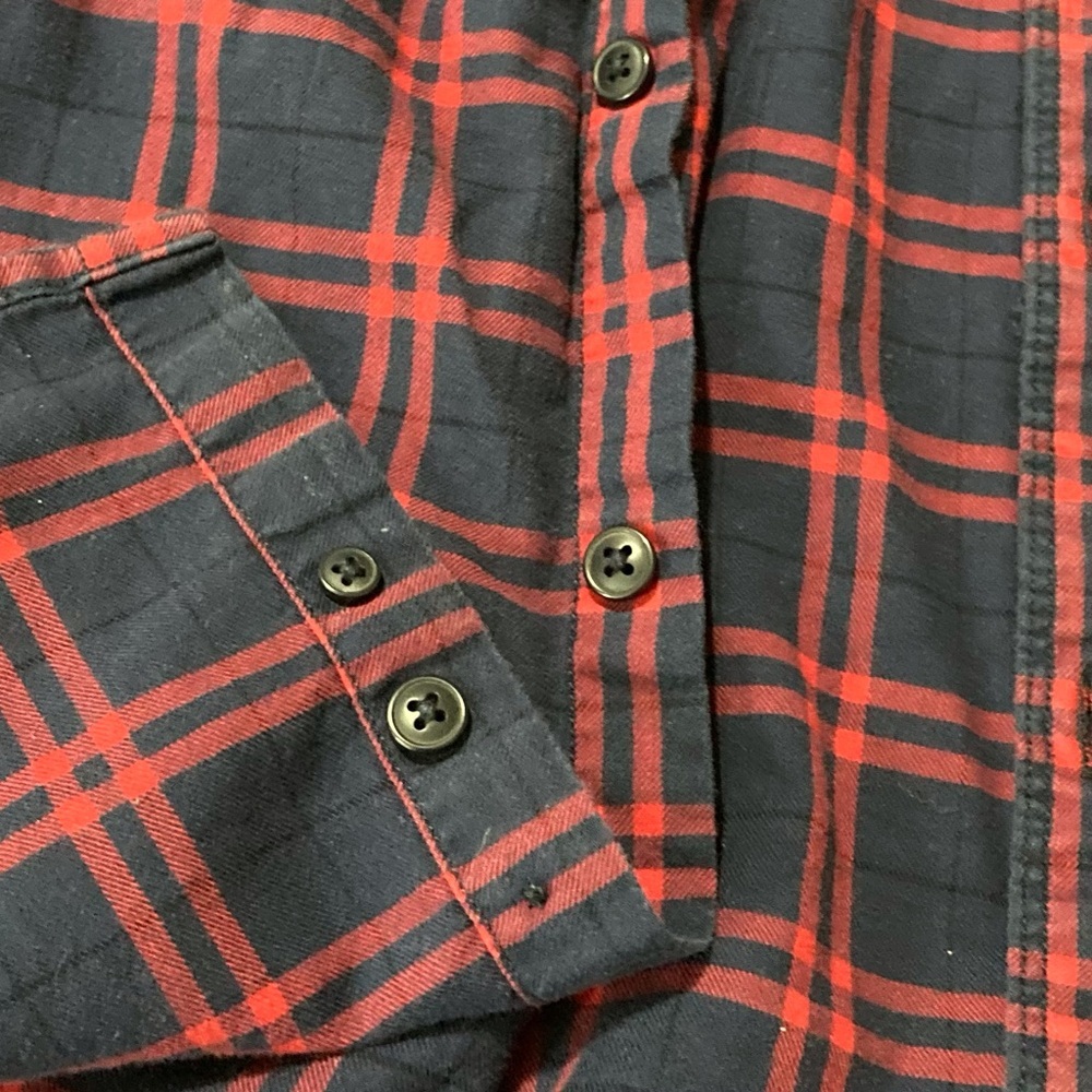 Byford Red & Blue Plaid Button Down Shirt - Picture 10 of 11